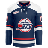 Metro Jr. Jets Girls Youth Goalie Sublimated Jersey