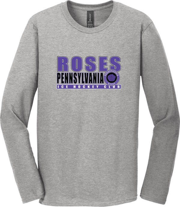 PA Roses Softstyle Long Sleeve T-Shirt