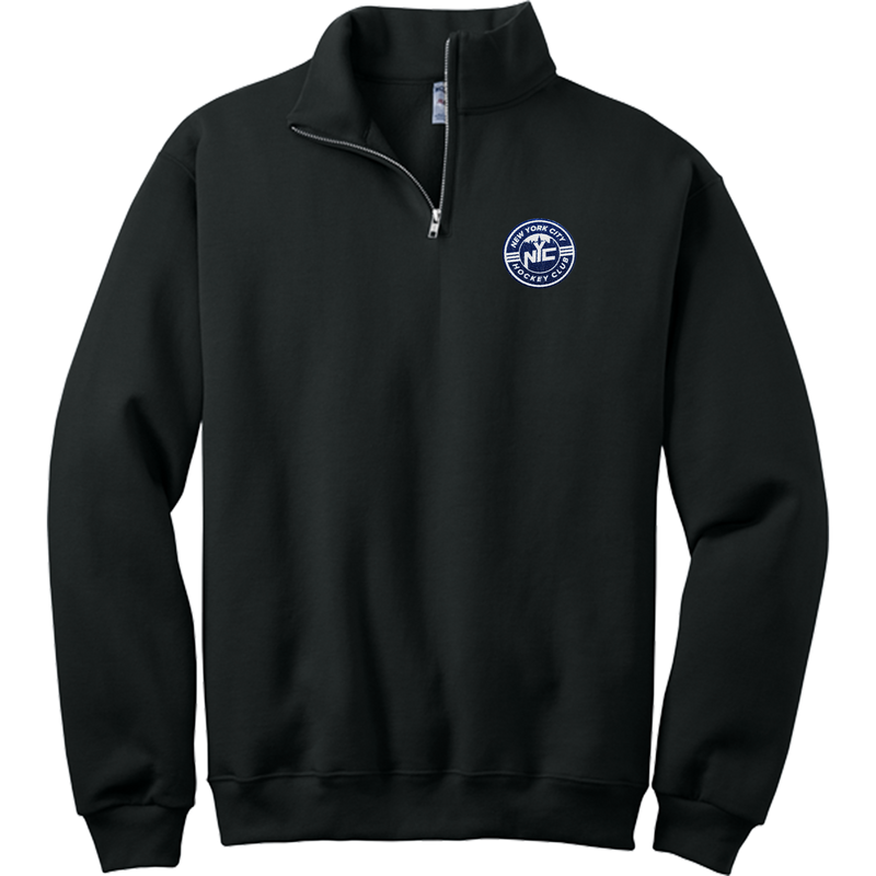 NYC Hockey Club NuBlend 1/4-Zip Cadet Collar Sweatshirt