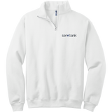 Servbank NuBlend 1/4-Zip Cadet Collar Sweatshirt