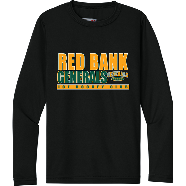 Red Bank Generals Youth Cooling Performance Long Sleeve Tee