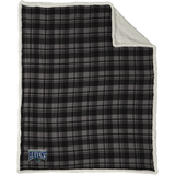 Kensington Valley Ravens Flannel Sherpa Blanket