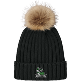 Atlanta Madhatters Faux Fur Pom Beanie