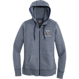 Biggby Bulldogs Tier 3 New Era Ladies French Terry Full-Zip Hoodie