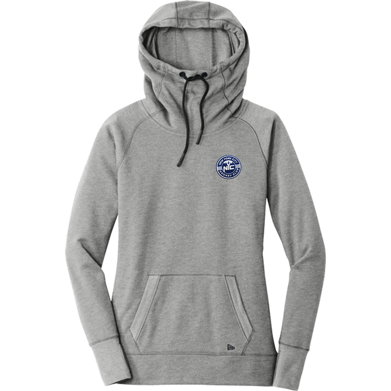 NYC Hockey Club New Era Ladies Tri-Blend Fleece Pullover Hoodie