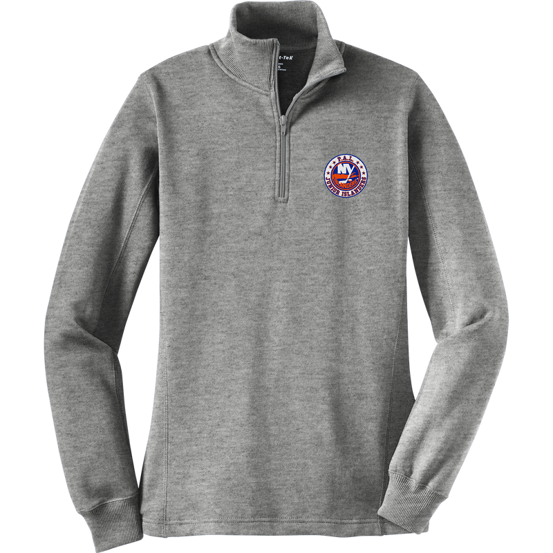 PAL Jr. Islanders Ladies 1/4-Zip Sweatshirt