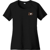 Danbury Hat Tricks Ladies PosiCharge Tri-Blend Wicking Scoop Neck Raglan Tee