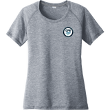 Carolina Premier Hockey Ladies PosiCharge Tri-Blend Wicking Scoop Neck Raglan Tee