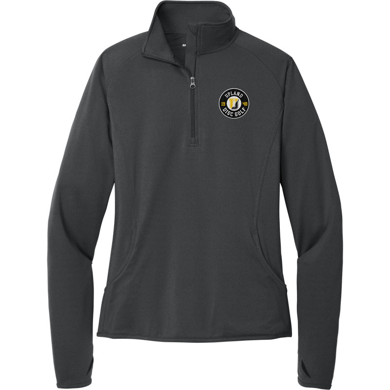 Upland Disc Golf Ladies Sport-Wick Stretch 1/4-Zip Pullover