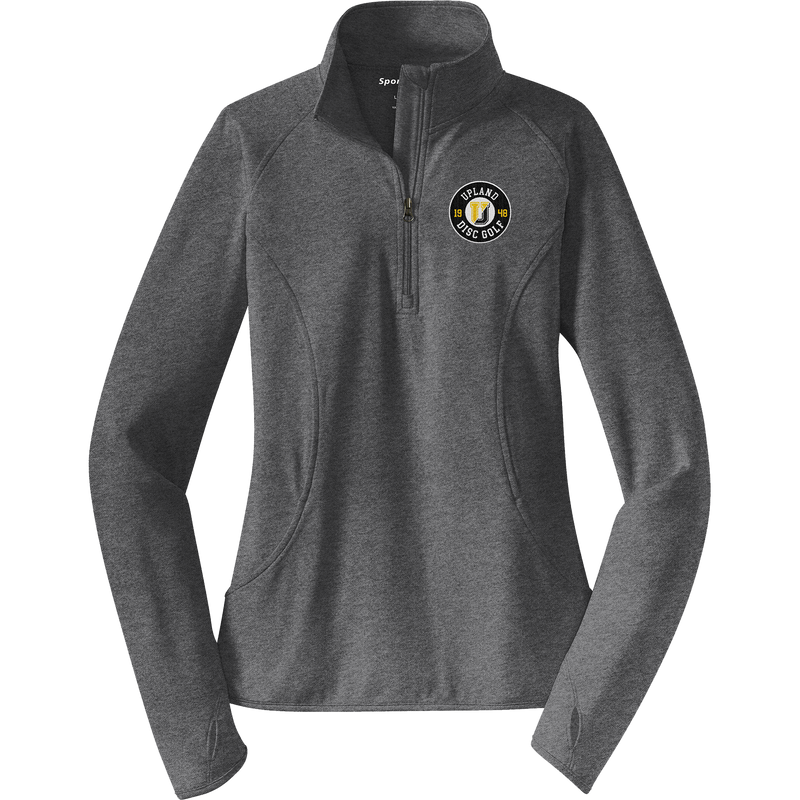 Upland Disc Golf Ladies Sport-Wick Stretch 1/4-Zip Pullover