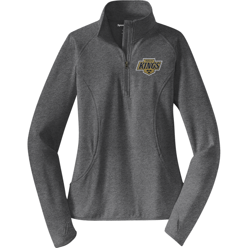 Skylands Kings Ladies Sport-Wick Stretch 1/4-Zip Pullover