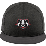 Scary Badgers New Era Shadow Heather Striped Flat Bill Snapback Cap