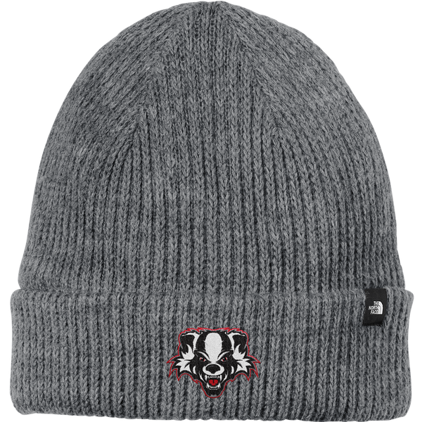 Scary Badgers The North Face Circular Rib Beanie