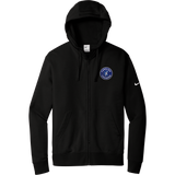 Carolina Thunder Nike Club Fleece Sleeve Swoosh Full-Zip Hoodie