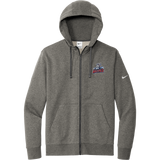 Hartford Jr. Wolfpack Nike Club Fleece Sleeve Swoosh Full-Zip Hoodie