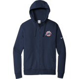 Metro Jr. Jets Nike Club Fleece Sleeve Swoosh Full-Zip Hoodie