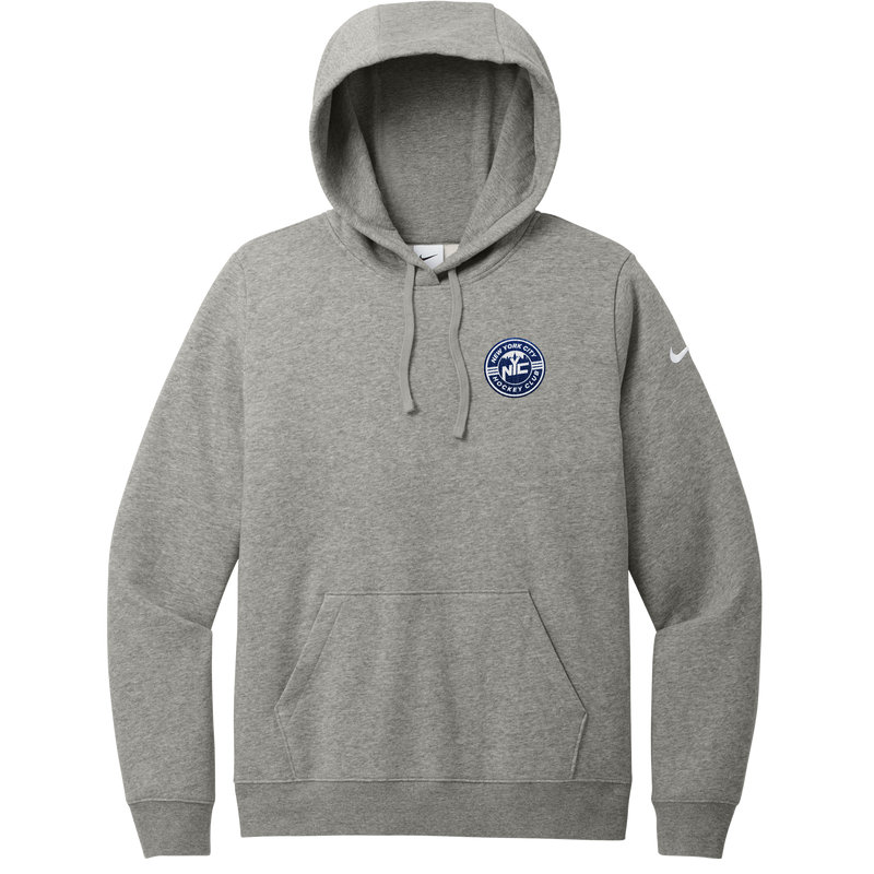 NYC Hockey Club Nike Women's Club Fleece Sleeve Swoosh Pullover Hoodie