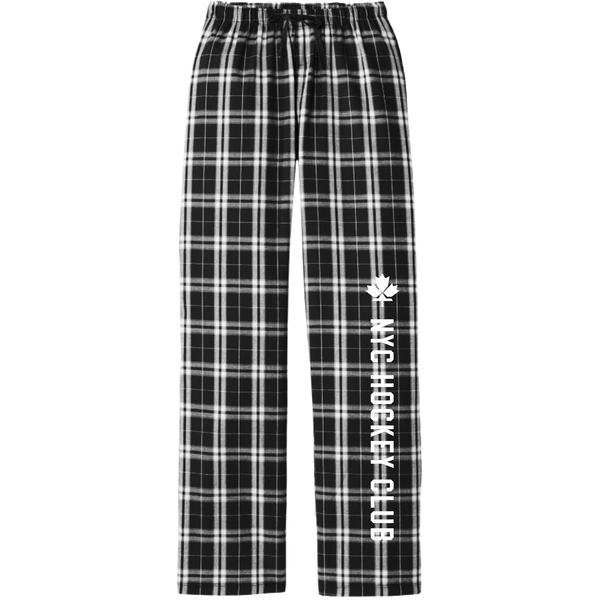 NYC Hockey Club Flannel Plaid Pant