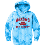 Mercer Arrows Youth Crystal Tie-Dye Pullover Hoodie