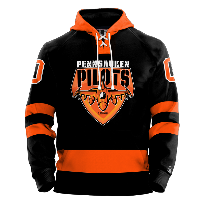 Pennsauken Pilots Adult Sublimated Retro Hoodie