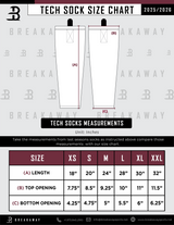 Princeton Tiger Lilies Sublimated Tech Socks