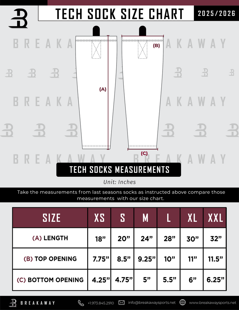 Red Bank Generals Sublimated Tech Socks